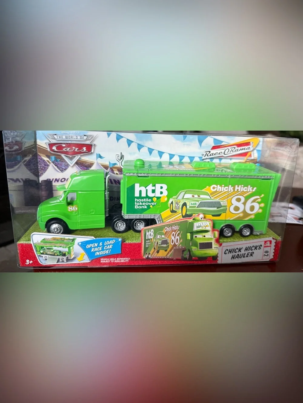 Disney Chick Hicks HTB Green Hauler Truck